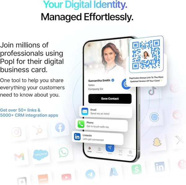 کارت ویزیت دیجیتال پوپل Popl