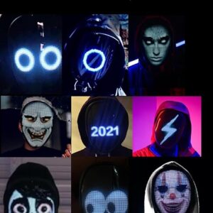 ماسک صورت LED هالووین