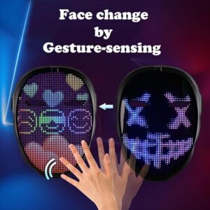 ماسک صورت LED هالووین دیجی DJ
