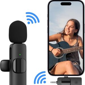 میکروفون وایرلس 3 در 1 لاواریر مناسب اندروید و آیفون، لایتنینگ و تایپ سی