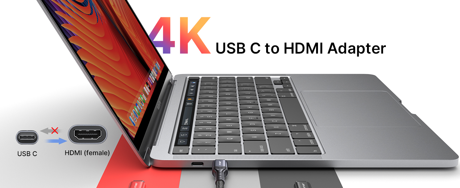 مبدل USB Type C به HDMI 4K