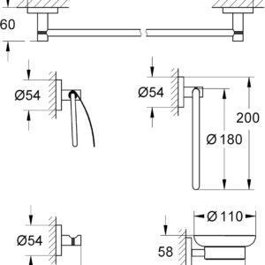 ست سرویس بهداشتی گروهه Grohe