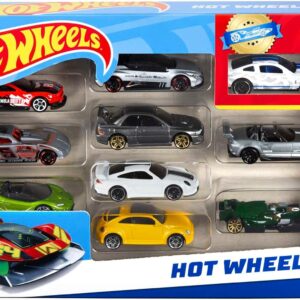 مجموعه ۱۰ عددی از ماشین‌ها و کامیون‌های اسباب‌بازی های Hot Wheels