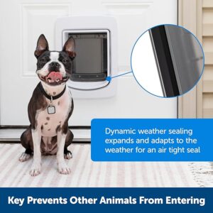 درب هوشمند برای ورود و خروج سگ‌ و گربه‌ SmartDoor