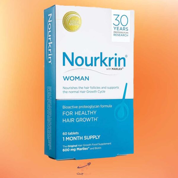 قرص‌ 60 عددی تقویت رشد موی زنانه نورکرین Nourkrin Woman