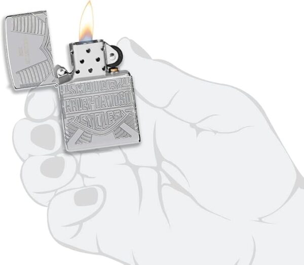 فندک زیپو طرح هارلی دیویدسون Zippo