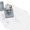 فندک ضدباد زپو با طرح وایکینگ نوردیک zippo