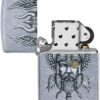 فندک ضدباد زپو با طرح وایکینگ نوردیک zippo