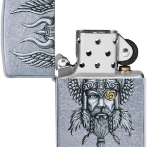 فندک ضدباد زپو با طرح وایکینگ نوردیک zippo