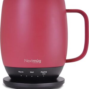 Temperature-Controlled, Self-Heating Coffee Mug (Dusty Rose - 14 oz.)