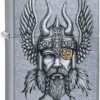 فندک ضدباد زپو با طرح وایکینگ نوردیک zippo