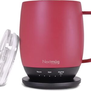 Temperature-Controlled, Self-Heating Coffee Mug (Dusty Rose - 14 oz.)