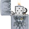 فندک ضدباد زپو با طرح وایکینگ نوردیک zippo