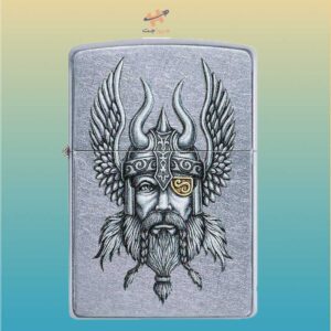 فندک ضدباد زیپو با طرح وایکینگ نوردیک zippo