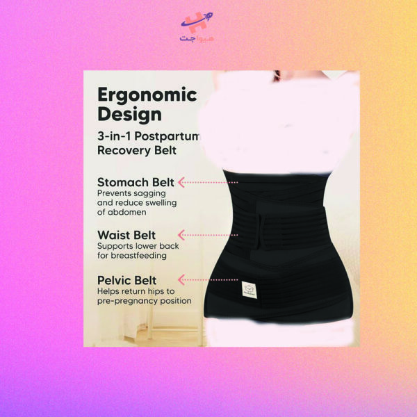 شکم‌بند و گن سه‌تکه بعد زایمان Postpartum Belly Support Recovery - Image 5