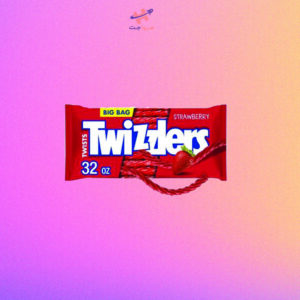 آب‌نبات ژله‌ای با طعم توت‌فرنگی توئیزلرز TWIZZLERS
