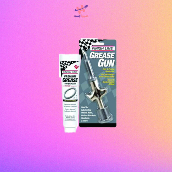 کیت گریس‌کاری فینیش لاین Finish Line Premium Grease Kit شامل تفنگ تزریق و گریس پریمیوم