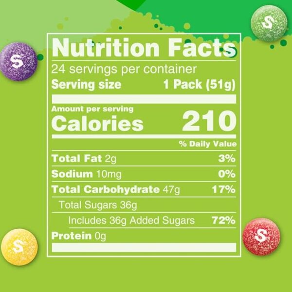 آب‌نبات ترش اسکیتلس Skittles