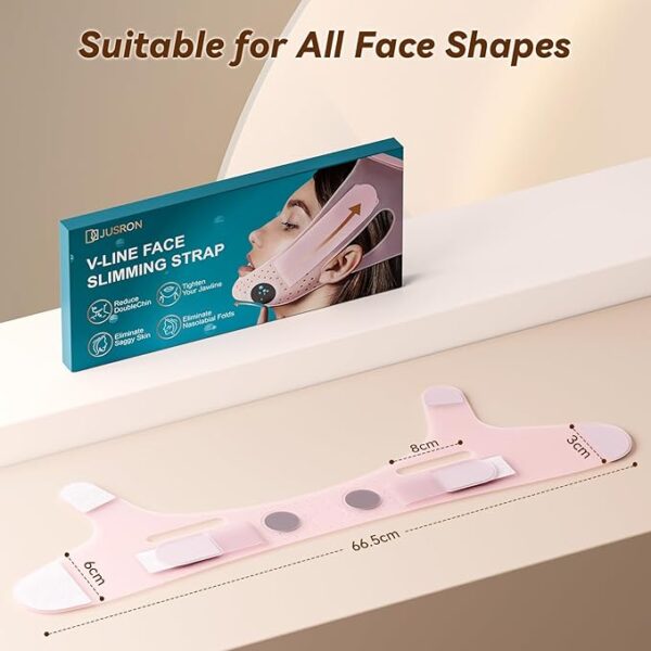 ماسک لیفت چانه و زاویه‌ساز صورت JUSRON V-Line Mask