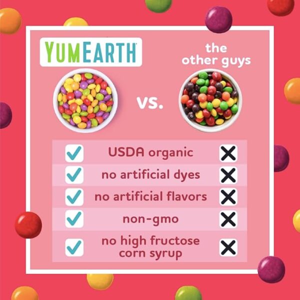 آب‌نبات نرم میوه‌ای یام ارث YumEarth