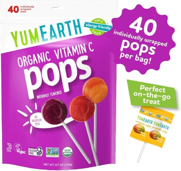 آبنبات ویتامین c یام ارث YumEarth