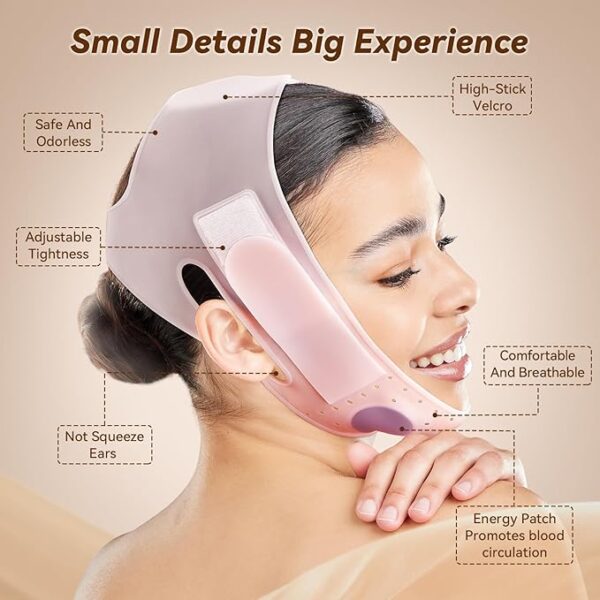 ماسک لیفت چانه و زاویه‌ساز صورت JUSRON V-Line Mask