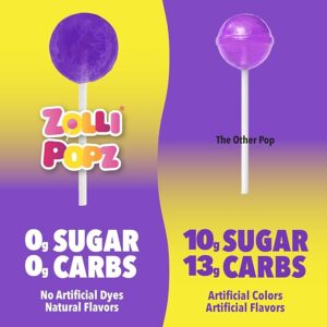 آبنبات بدون قند زولیپوپس Zollipops