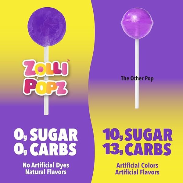 آبنبات بدون قند زولیپوپس Zollipops