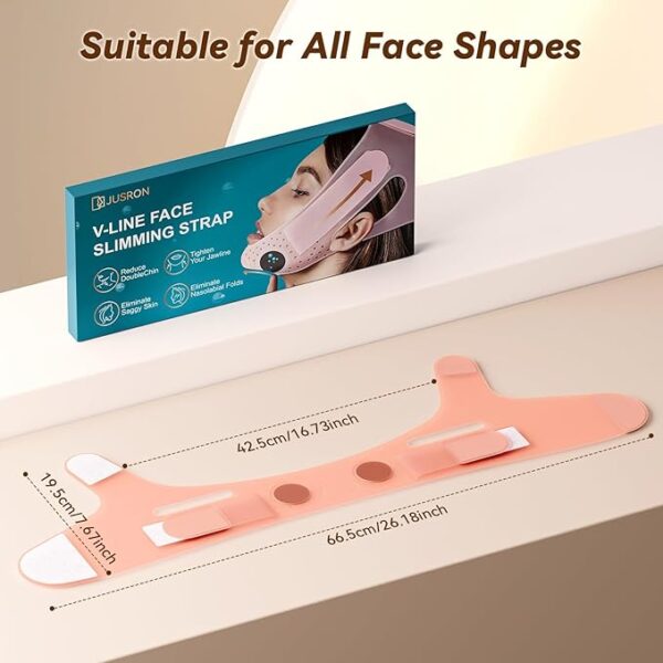 ماسک لیفت چانه و زاویه‌ساز صورت JUSRON V-Line Mask