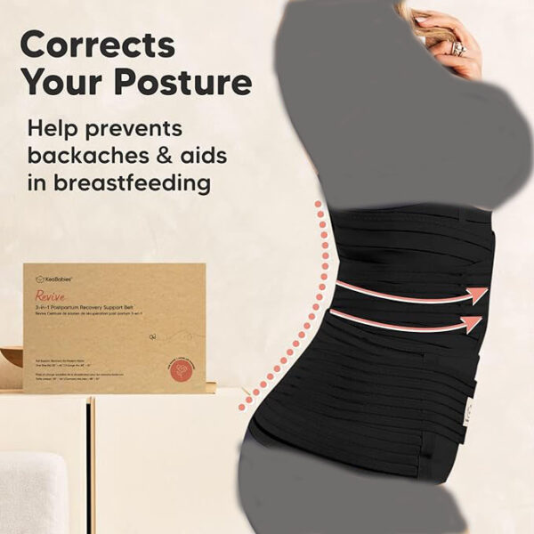 شکم‌بند و گن سه‌تکه بعد زایمان Postpartum Belly Support Recovery - Image 7