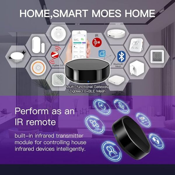 ریموت کنترل هوشمند MOES با اتصال Wi-Fi