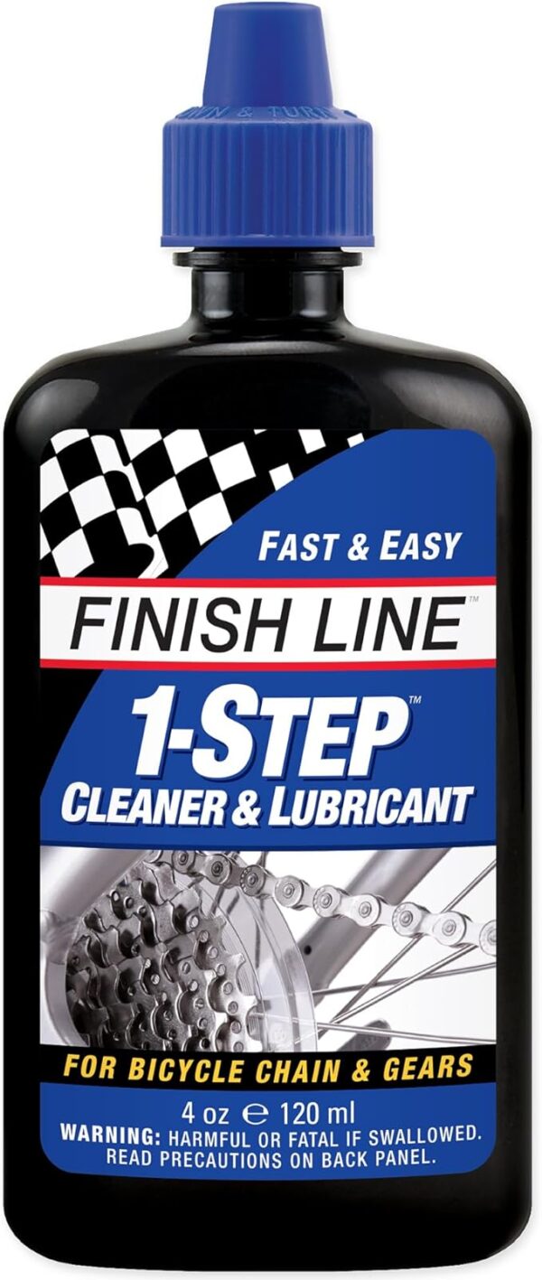 Finish Line 1-Step Bicycle Chain Cleaner & Lubricant | تمیزکننده و روغن‌زنجیر یک‌مرحله‌ای فینیش‌لاین