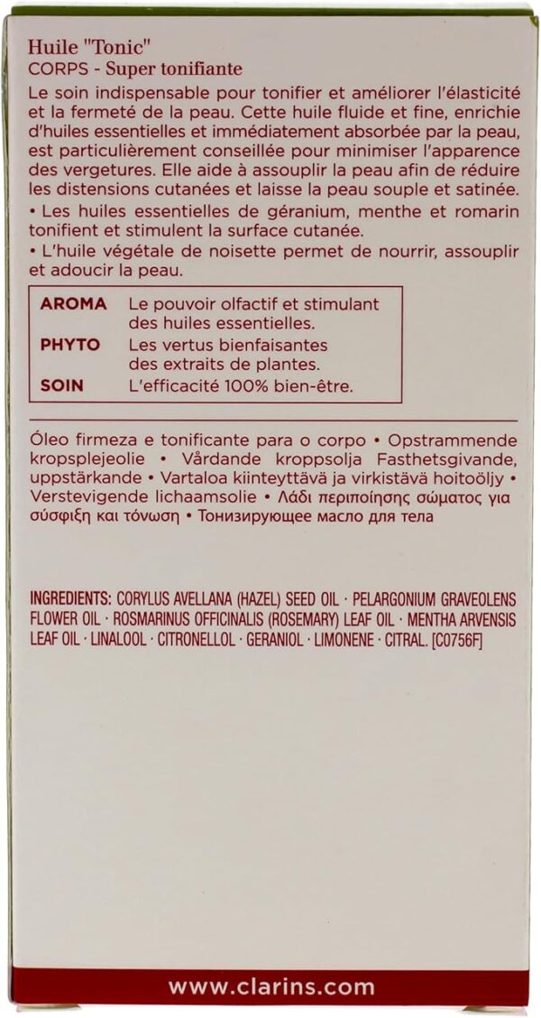 روغن بدن کلارنس Clarins Tonic
