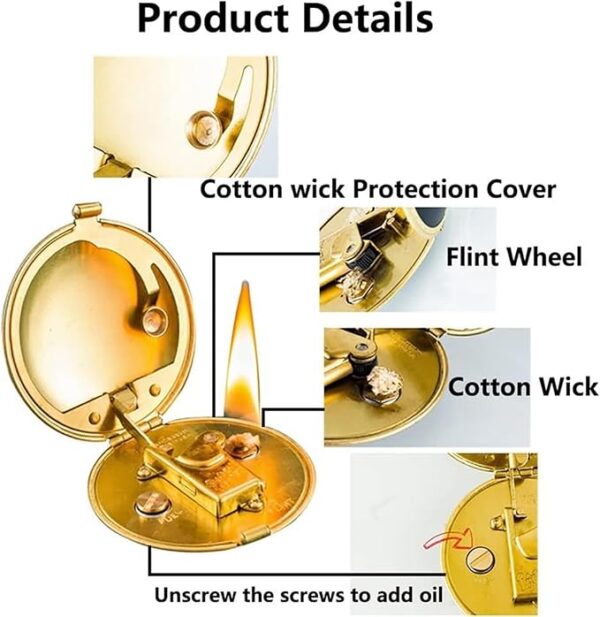 فندک کلکسیونی کلاسیک ترینچ کوپر Trench Copper