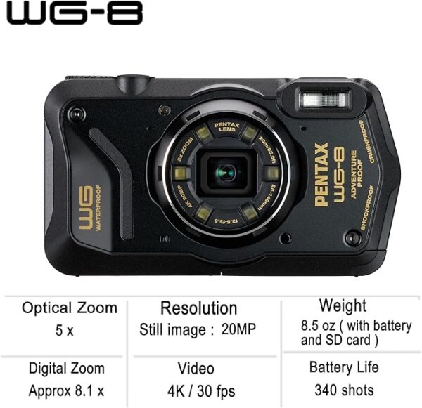 دوربین عکاسی پنتکس PENTAX WG-8