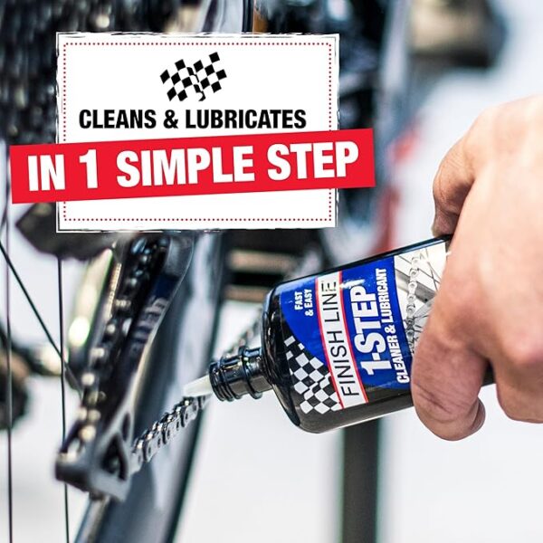Finish Line 1-Step Bicycle Chain Cleaner & Lubricant | تمیزکننده و روغن‌زنجیر یک‌مرحله‌ای فینیش‌لاین