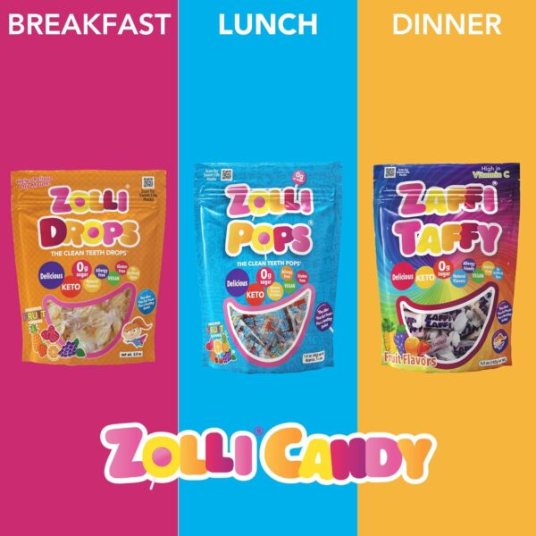 آبنبات بدون قند زولیپوپس Zollipops