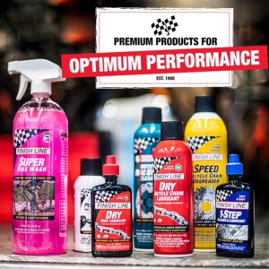 Finish Line 1-Step Bicycle Chain Cleaner & Lubricant | تمیزکننده و روغن‌زنجیر یک‌مرحله‌ای فینیش‌لاین