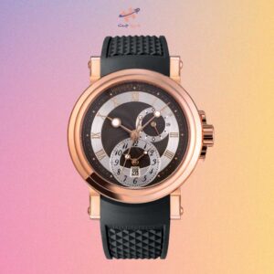 ساعت مچی Marine Dual Time Rose Gold Watch 5857BR/Z2/5ZU