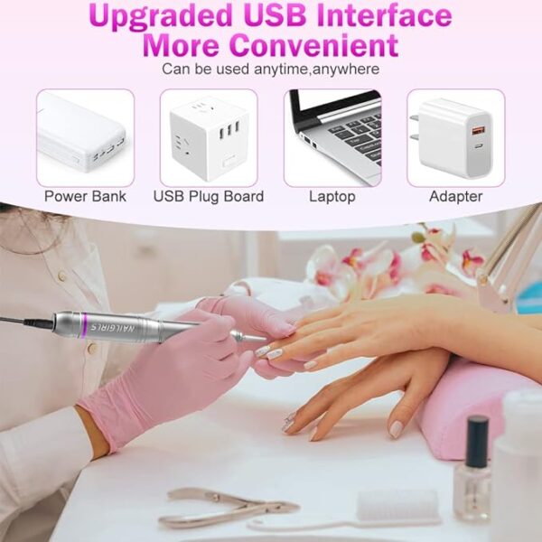 سوهان برقی ناخن نیل گرلز NAILGIRLS